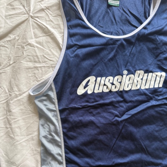 AussieBum blue singlet tank - Picture 1 of 8
